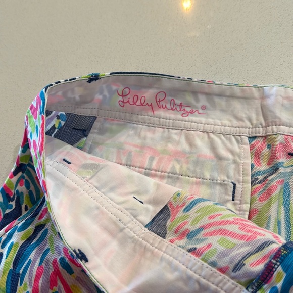Lilly Pullitzer The Walsh Short Cotton Size 12 - Picture 3 of 5
